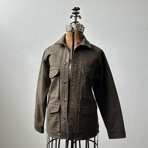 Filson Olive Utility Field Jacket Chore Coat Gorpcore Size M